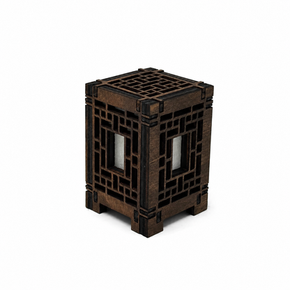 Mini Wooden Korean Lantern Table Decors Lamp- 1.5X1.5X2.5-A24