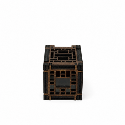 Mini Wooden Korean Lantern Table Decors Lamp- 1.5X1.5X2.5-A27