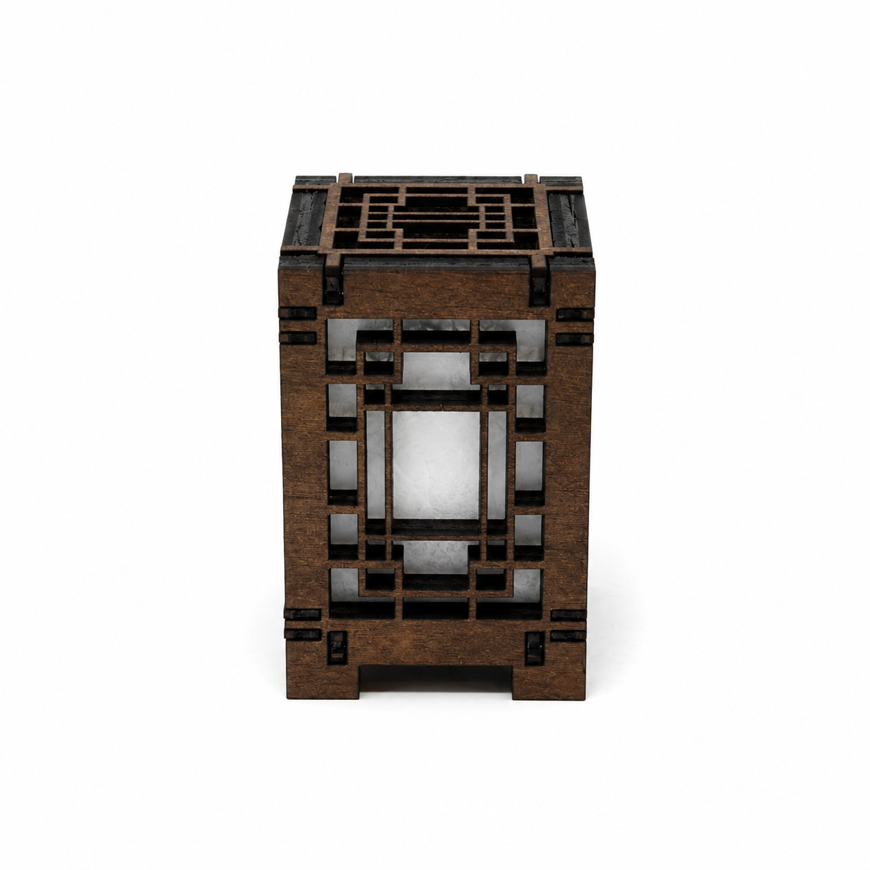 Mini Wooden Korean Lantern Table Decors Lamp- 1.5X1.5X2.5-A47