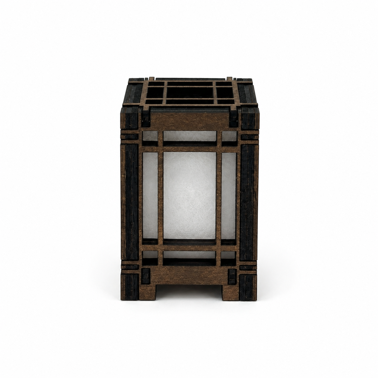 Mini Wooden Korean Lantern Table Decors Lamp- 1.5X1.5X2.5-A11