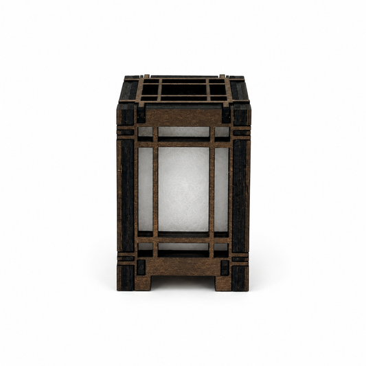 Mini Wooden Korean Lantern Table Decors Lamp- 1.5X1.5X2.5-A11