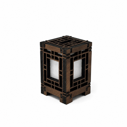 Mini Wooden Korean Lantern Table Decors Lamp- 1.5X1.5X2.5-A30