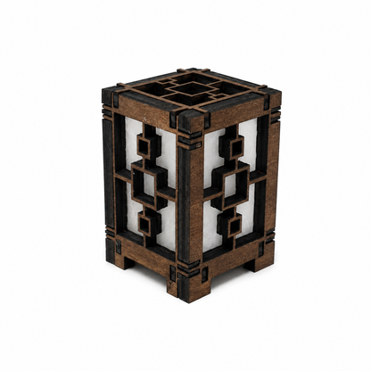Mini Wooden Korean Lantern Table Decors Lamp- 1.5X1.5X2.5-A46