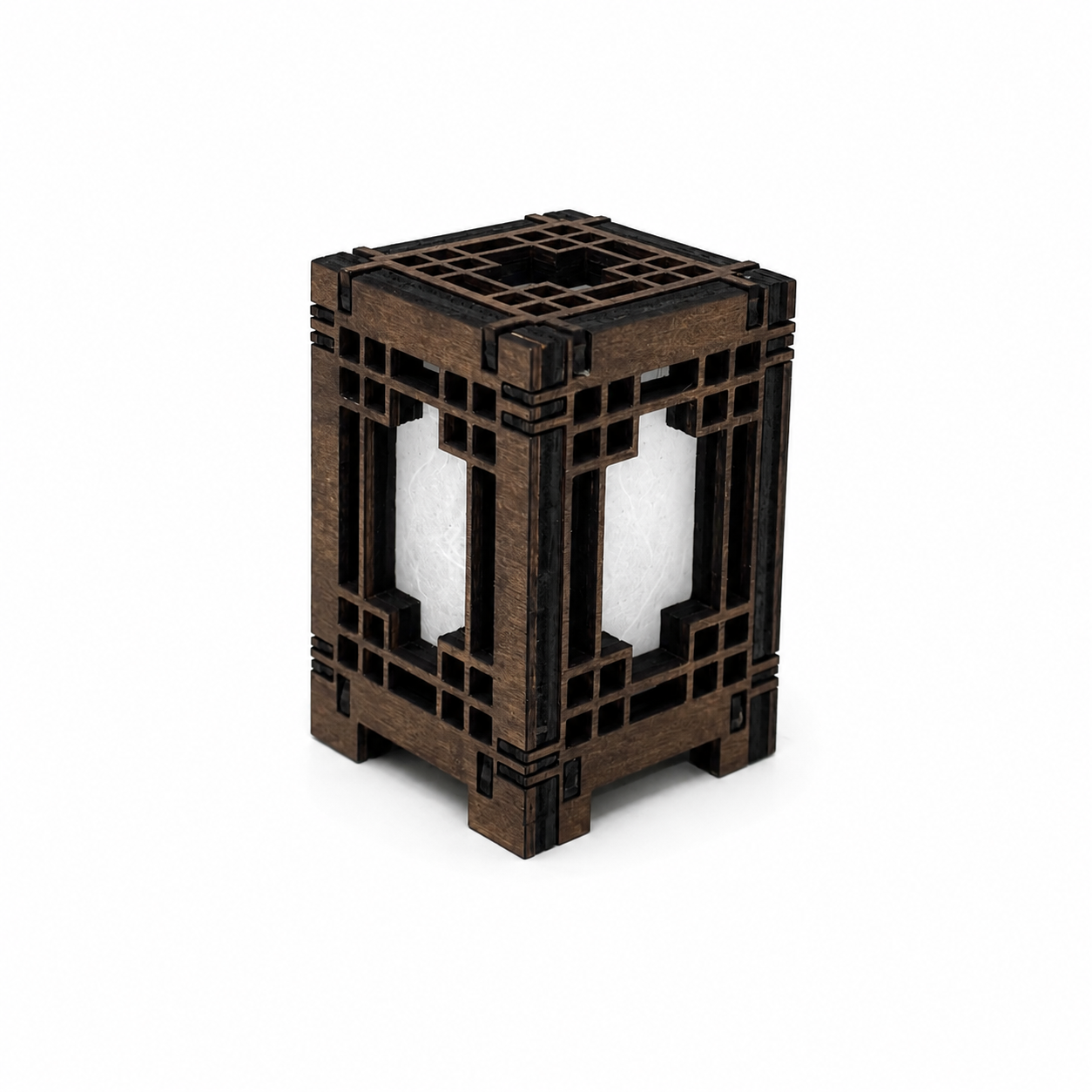 Mini Wooden Korean Lantern Table Decors Lamp- 1.5X1.5X2.5-A15