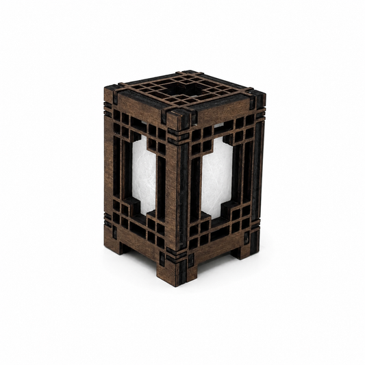 Mini Wooden Korean Lantern Table Decors Lamp- 1.5X1.5X2.5-A15