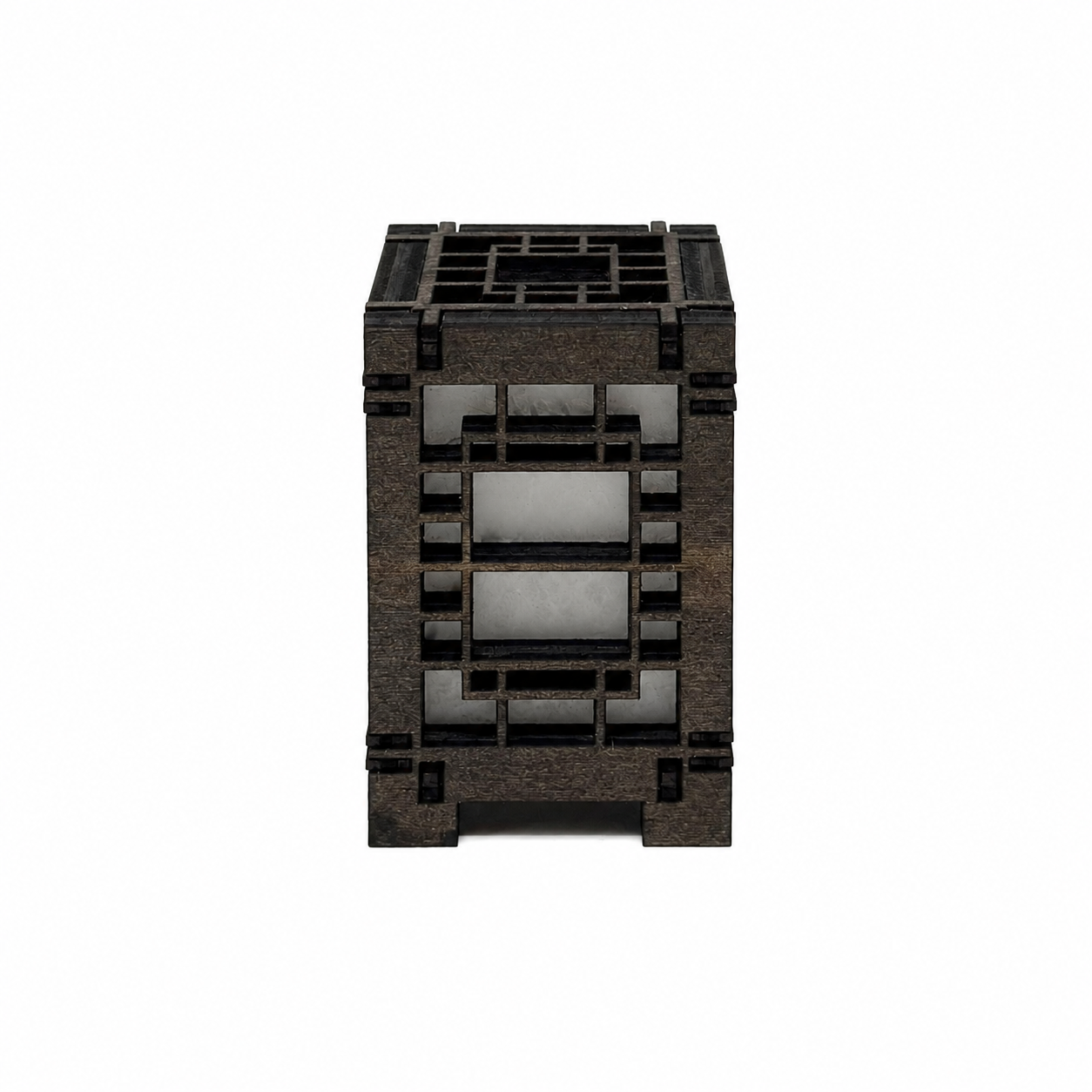 Mini Wooden Korean Lantern Table Decors Lamp- 1.5X1.5X2.5-A8