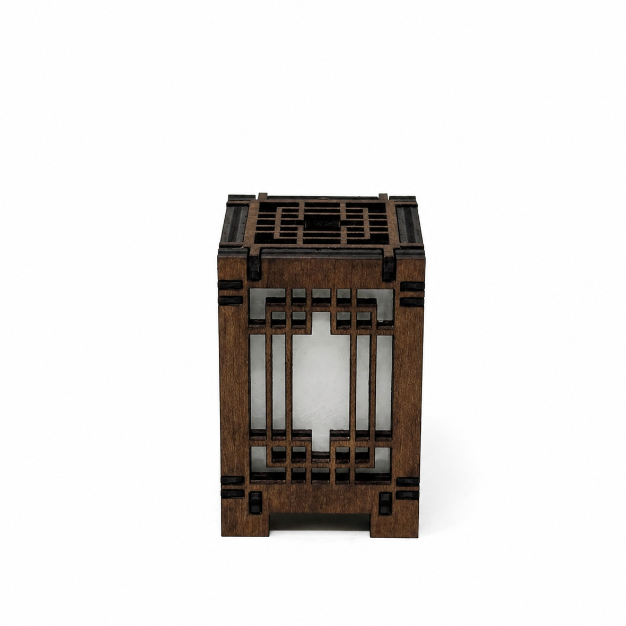 Mini Wooden Korean Lantern Table Decors Lamp- 1.5X1.5X2.5-A28