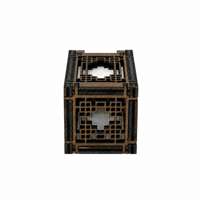 Mini Wooden Korean Lantern Table Decors Lamp- 1.5X1.5X2.5-A7