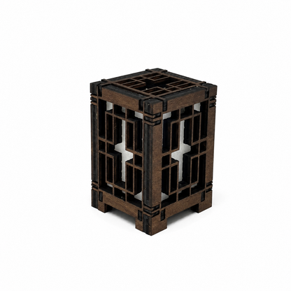 Mini Wooden Korean Lantern Table Decors Lamp- 1.5X1.5X2.5-A41