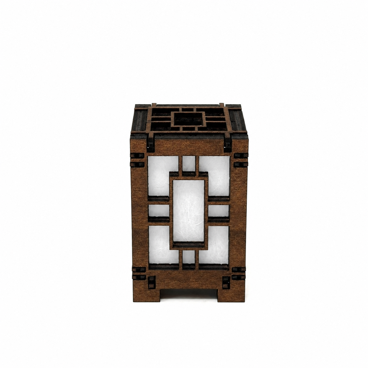 Mini Wooden Korean Lantern Table Decors Lamp- 1.5X1.5X2.5-A22