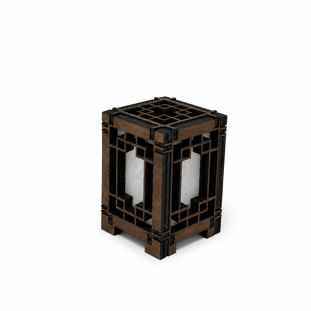 Mini Wooden Korean Lantern Table Decors Lamp- 1.5X1.5X2.5-A18