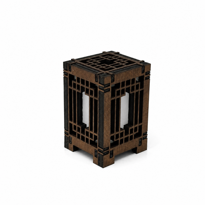 Mini Wooden Korean Lantern Table Decors Lamp- 1.5X1.5X2.5-A28