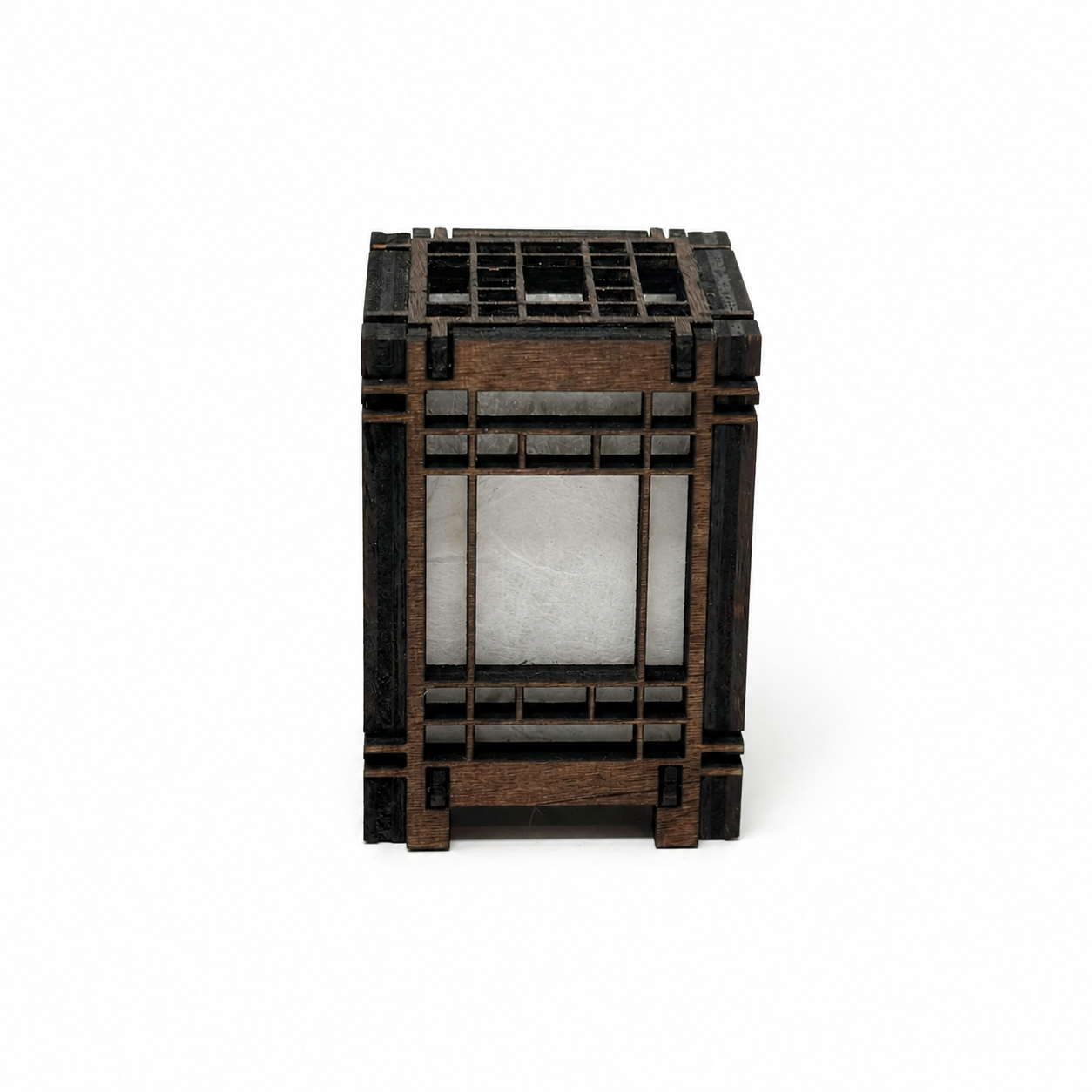 Mini Wooden Korean Lantern Table Decors Lamp- 1.5X1.5X2.5-A5