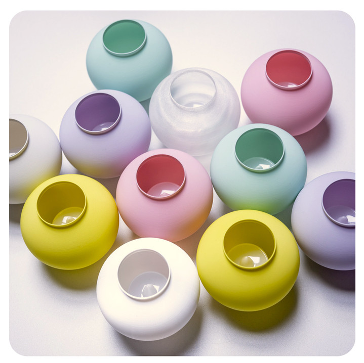 Cute Moon Jar Tea-light Miniature Lamp - Size Small