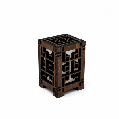 Mini Wooden Korean Lantern Table Decors Lamp- 1.5X1.5X2.5-A29