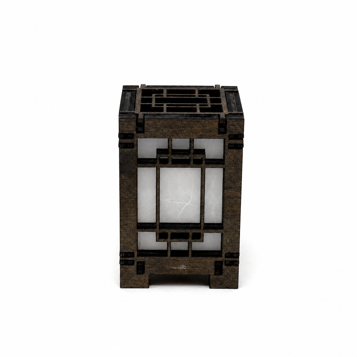 Mini Wooden Korean Lantern Table Decors Lamp- 1.5X1.5X2.5-A33