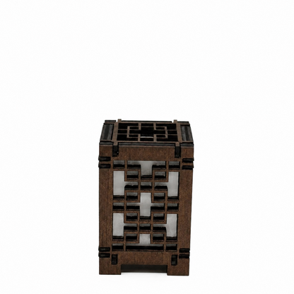 Mini Wooden Korean Lantern Table Decors Lamp- 1.5X1.5X2.5-A25
