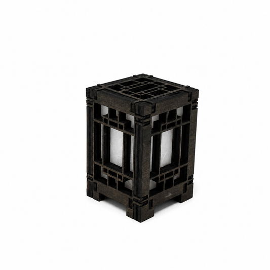 Mini Wooden Korean Lantern Table Decors Lamp- 1.5X1.5X2.5-A33