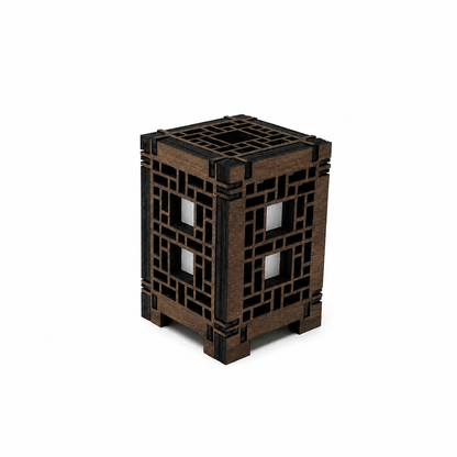 Mini Wooden Korean Lantern Table Decors Lamp- 1.5X1.5X2.5-A34