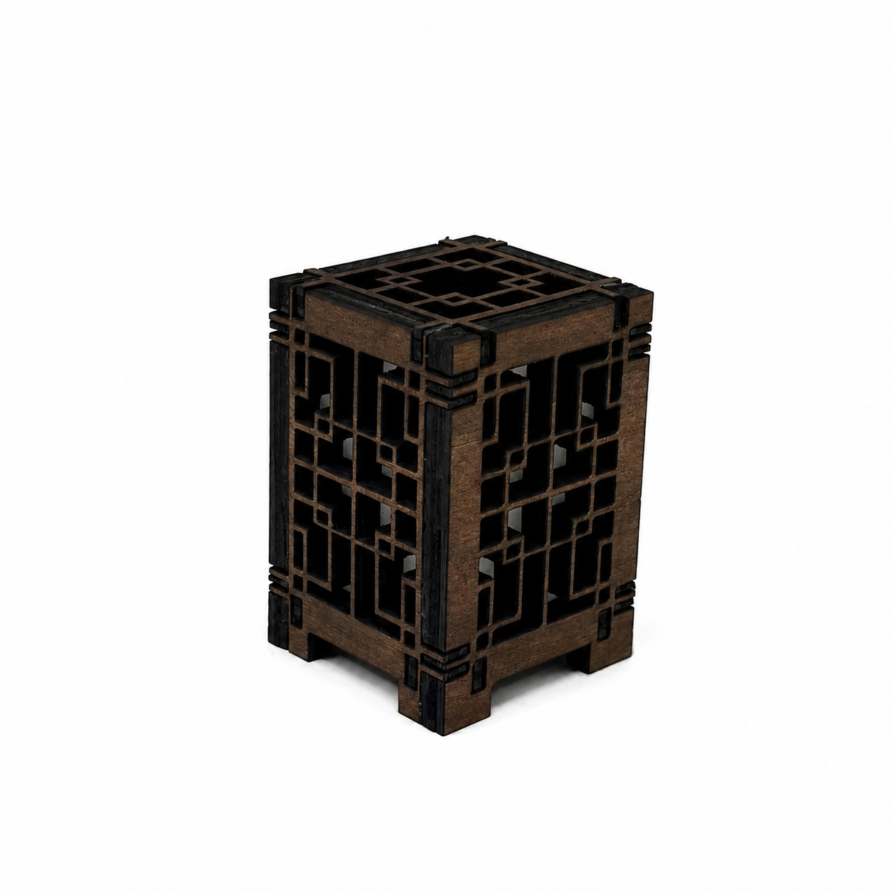 Mini Wooden Korean Lantern Table Decors Lamp- 1.5X1.5X2.5-A39