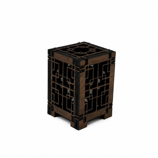 Mini Wooden Korean Lantern Table Decors Lamp- 1.5X1.5X2.5-A39