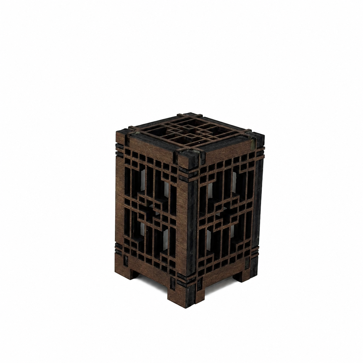 Mini Wooden Korean Lantern Table Decors Lamp- 1.5X1.5X2.5-A19