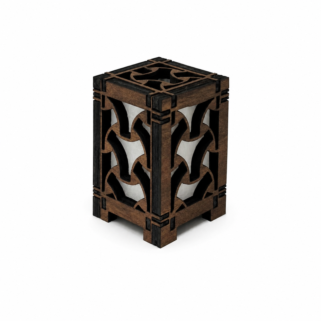 Mini Wooden Korean Lantern Table Decors Lamp- 1.5X1.5X2.5-A14