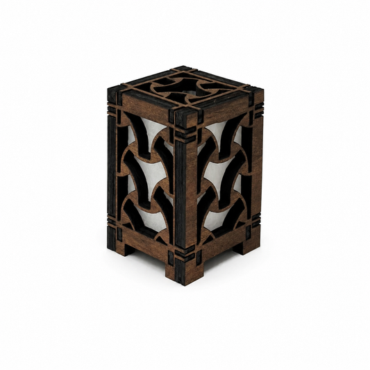 Mini Wooden Korean Lantern Table Decors Lamp- 1.5X1.5X2.5-A14