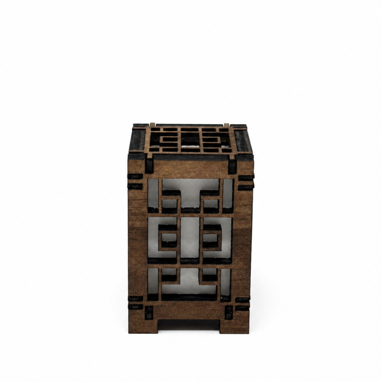 Mini Wooden Korean Lantern Table Decors Lamp- 1.5X1.5X2.5-A36
