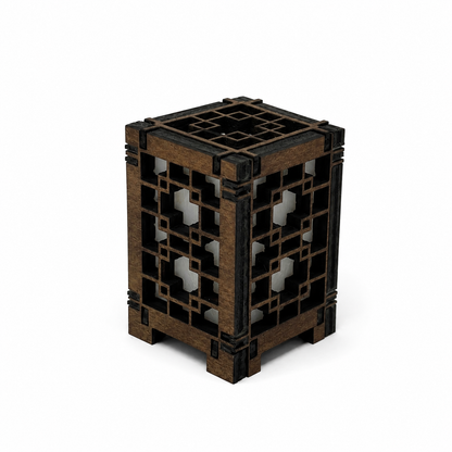Mini Wooden Korean Lantern Table Decors Lamp- 1.5X1.5X2.5-A49