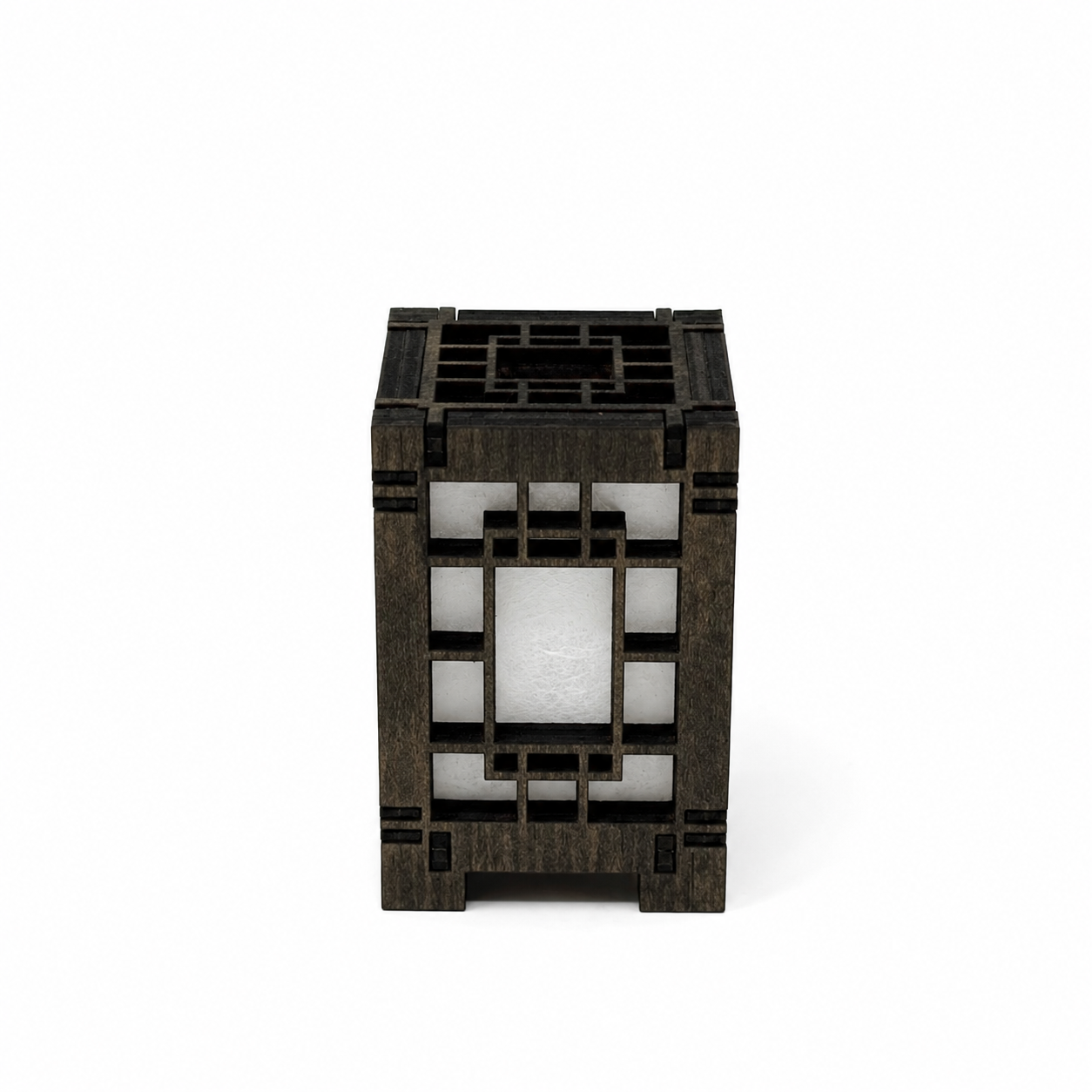 Mini Wooden Korean Lantern Table Decors Lamp- 1.5X1.5X2.5-A31