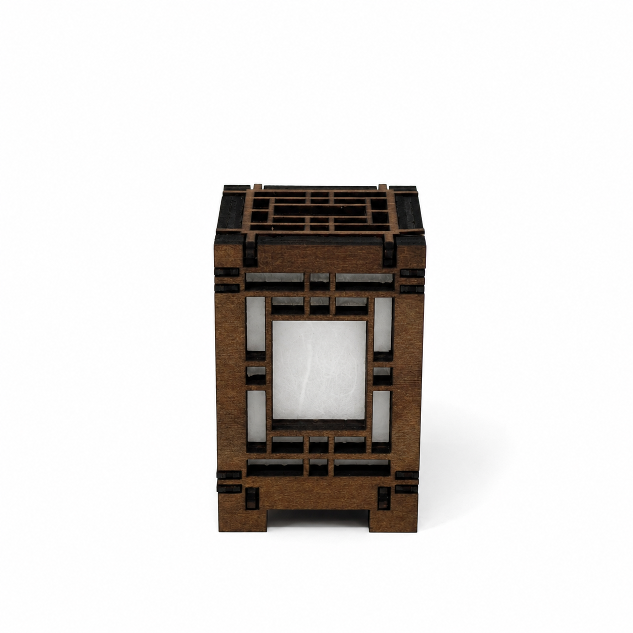 Mini Wooden Korean Lantern Table Decors Lamp- 1.5X1.5X2.5-A30