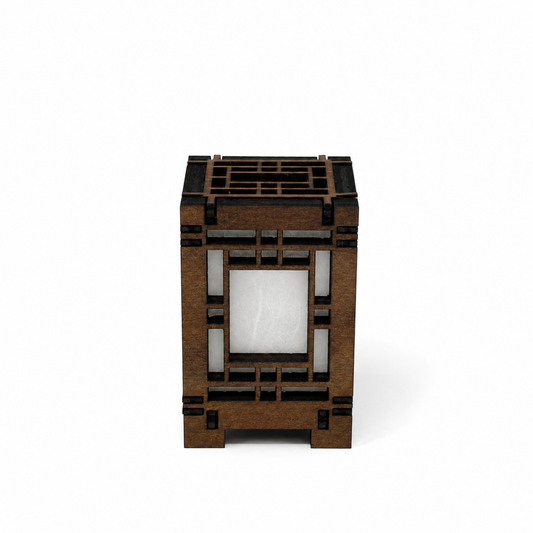 Mini Wooden Korean Lantern Table Decors Lamp- 1.5X1.5X2.5-A30