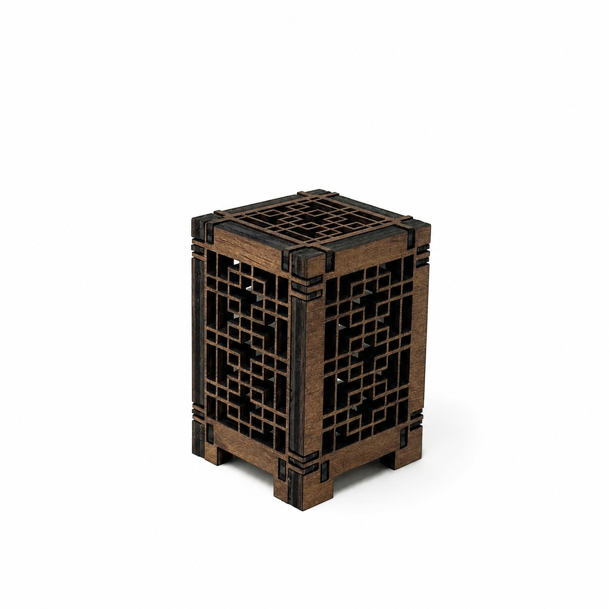 Mini Wooden Korean Lantern Table Decors Lamp- 1.5X1.5X2.5-A26