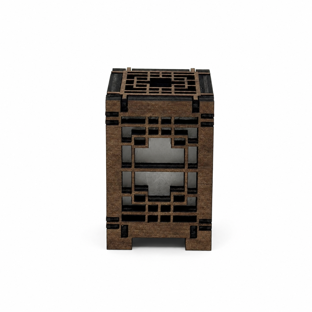 Mini Wooden Korean Lantern Table Decors Lamp- 1.5X1.5X2.5-A9