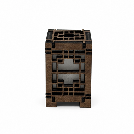 Mini Wooden Korean Lantern Table Decors Lamp- 1.5X1.5X2.5-A9