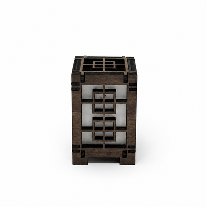 Mini Wooden Korean Lantern Table Decors Lamp- 1.5X1.5X2.5-A4