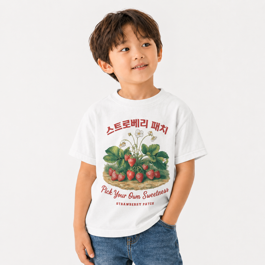 [Youth] Strawberry Patch Graphic T-Shirt